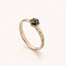 witgouden ring me hexagoon zout/peper diamant